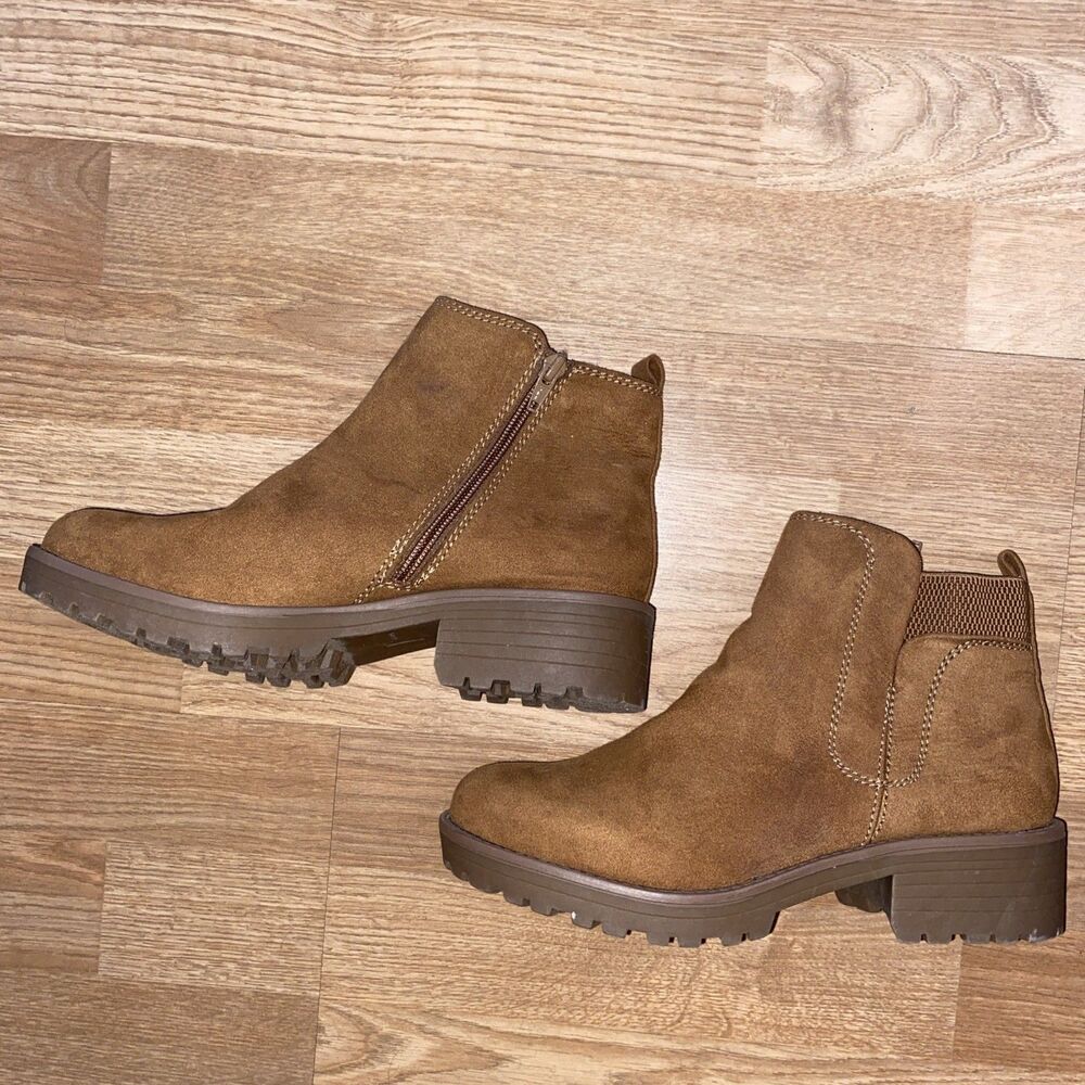 Sun + Stone Kandy Women's Bran Micro Zipper Ankle Dressy Booties Size 9M - Picture 6 of 11